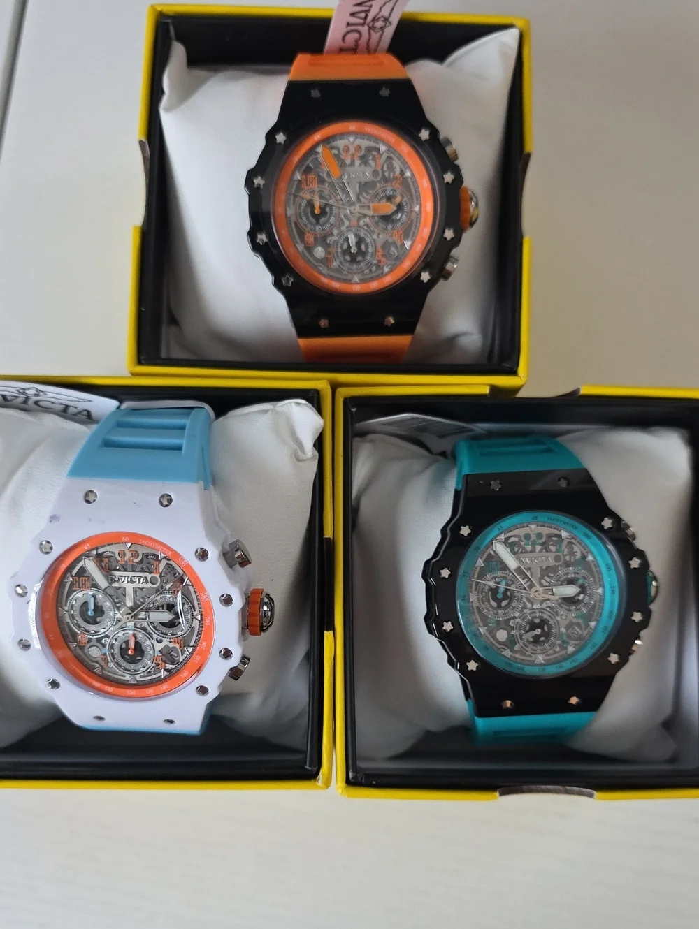 461. SET OF 3!!! Invicta Racing Vaulthan Men's Watches 44mm